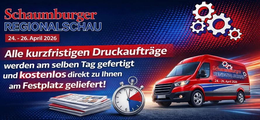 Werbeplakat für die Regionalschau.